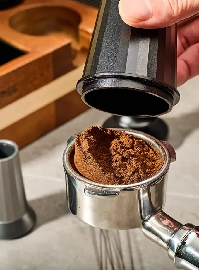 IKAPE Espresso Puck Screen & Dosing Cup Set (51/53/58mm)