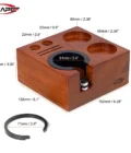 IKAPE wooden tamper station