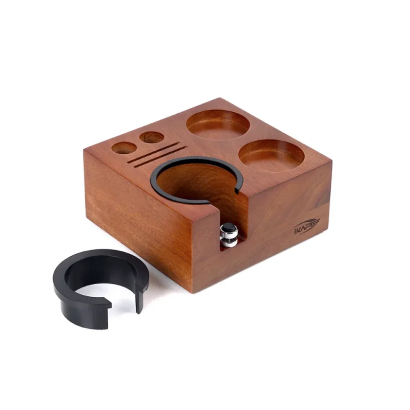 IKAPE wooden tamper station