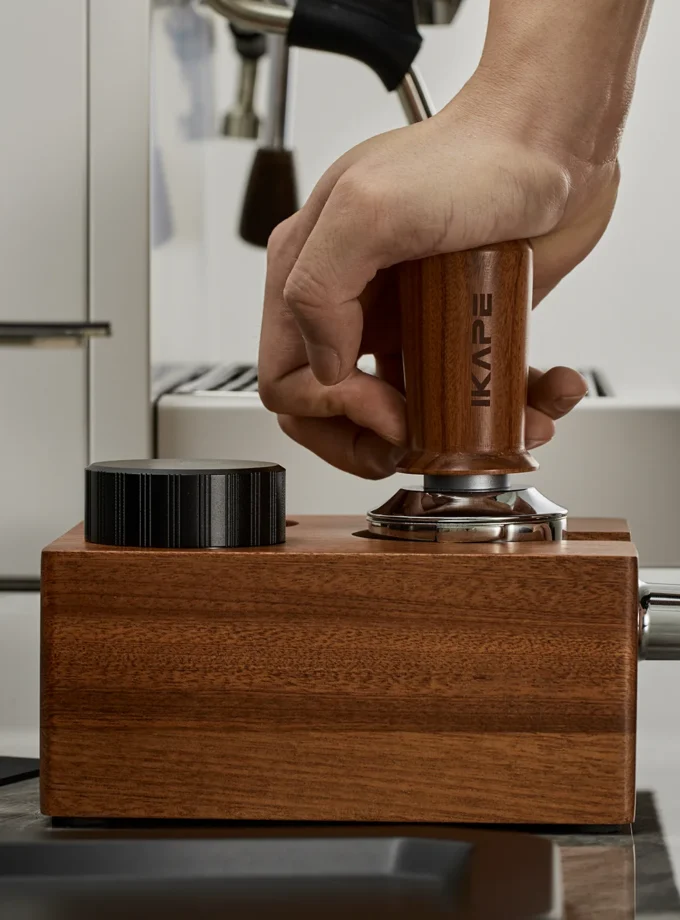 IKAPE Wooden Espresso Tamper Station Base (51/54/58mm)
