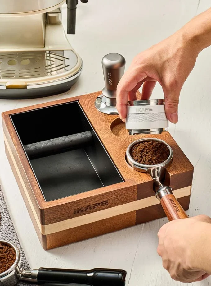 IKAPE Espresso V1 Knock Box & Accessories Organizer