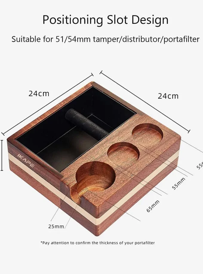 IKAPE Espresso V1 Knock Box & Accessories Organizer