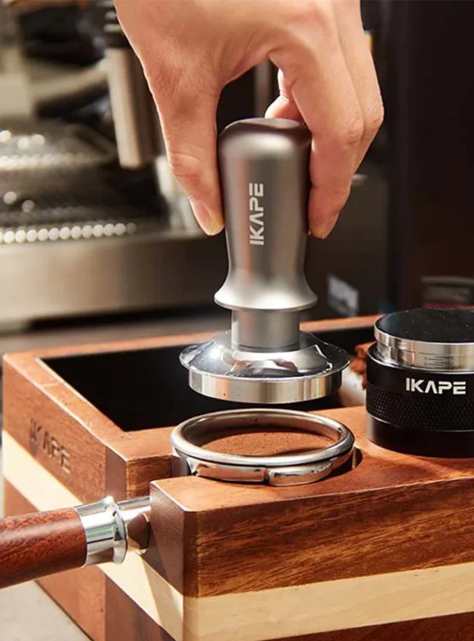 IKAPE V3 Spring Loaded Calibrated Espresso Tamper (45.5-58.35mm)