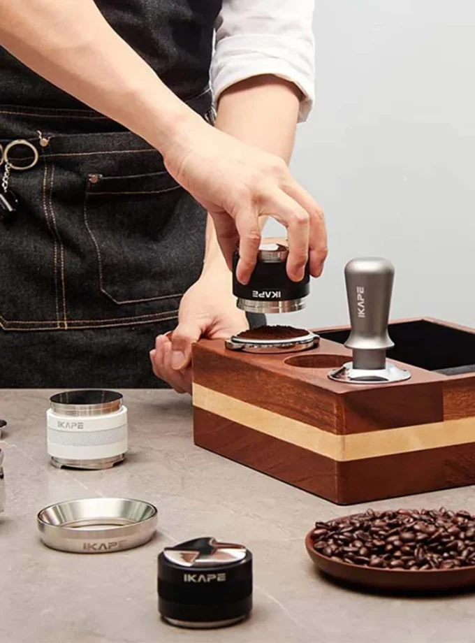 IKAPE V3 Spring Loaded Calibrated Espresso Tamper (45.5-58.35mm)