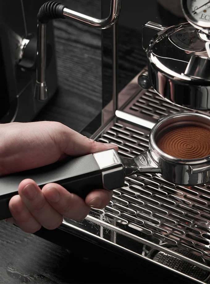 IKAPE Cuboid Flat-Base E61 Bottomless Portafilter