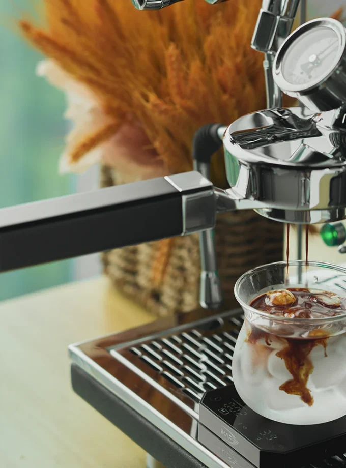 IKAPE Cuboid Flat-Base E61 Bottomless Portafilter