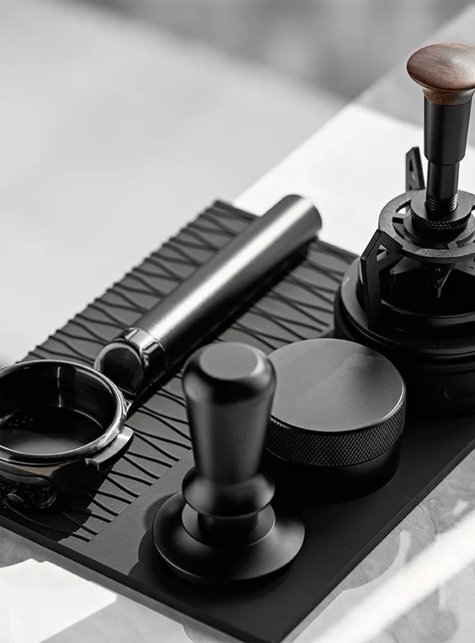 IKAPE KKLUO Flat-Bottom Bottomless Portafilter with Basket