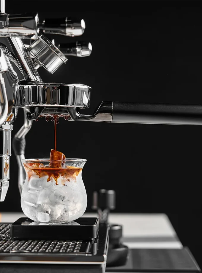 IKAPE KKLUO Flat-Bottom Bottomless Portafilter with Basket