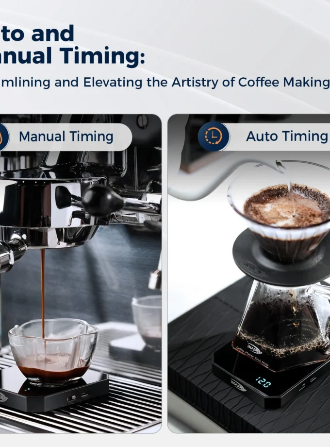 IKAPE Metal Smart Palm Electronic Coffee Scale V3