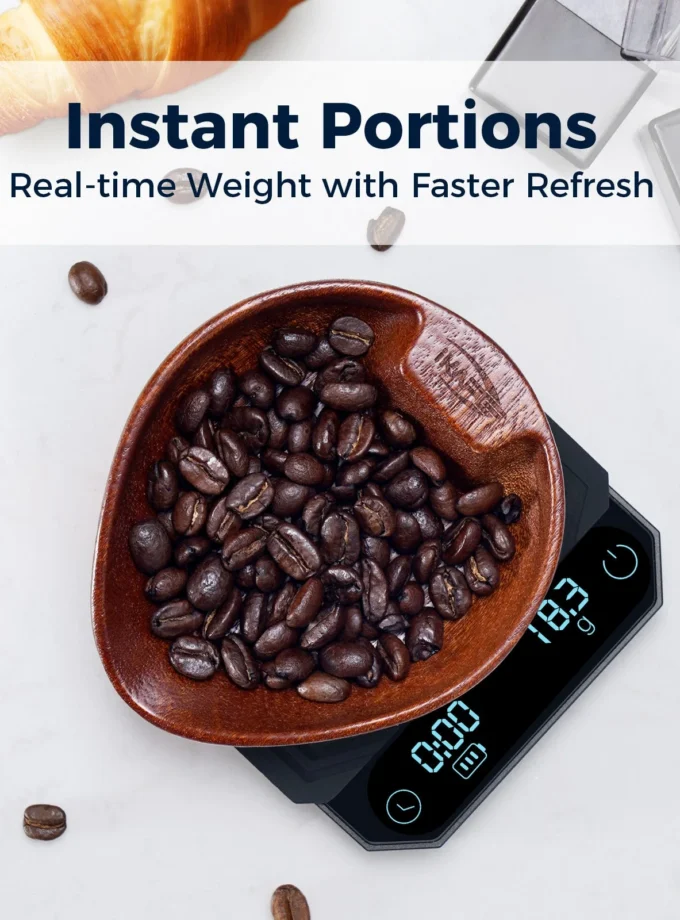 IKAPE Metal Smart Palm Electronic Coffee Scale V3