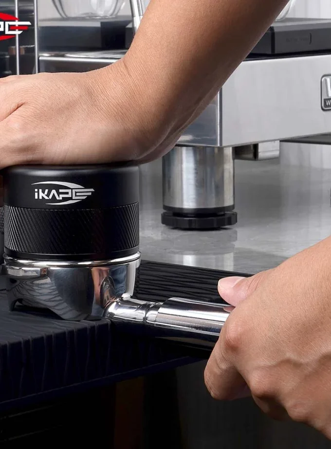 IKAPE Openwork Bottomless Portafilter with Precision Basket