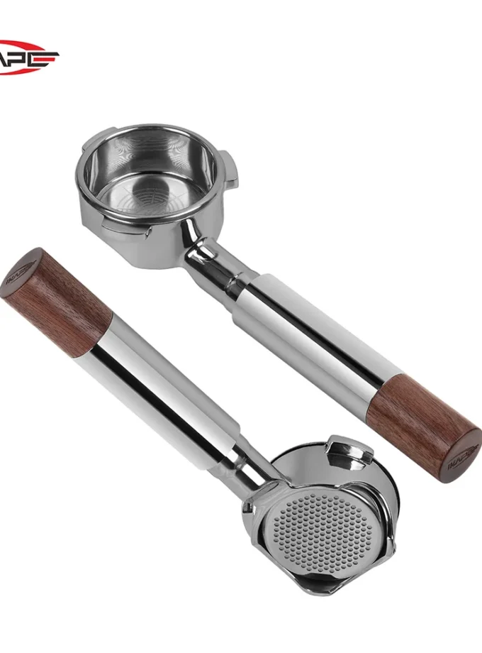 IKAPE Openwork Bottomless Portafilter with Precision Basket