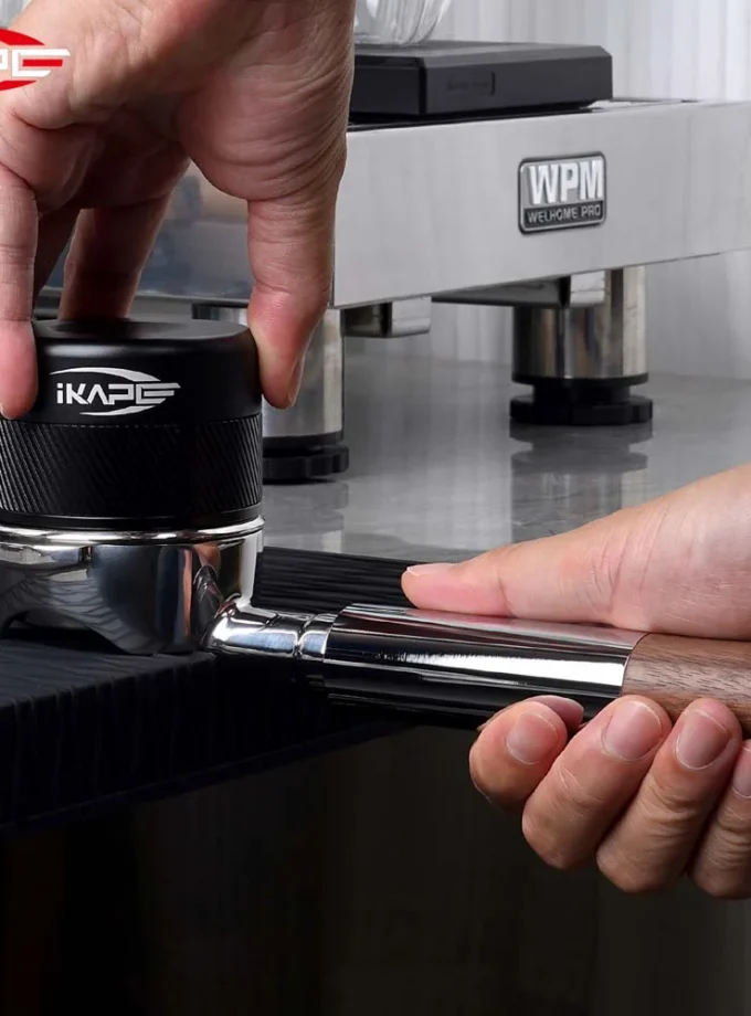 IKAPE Openwork Bottomless Portafilter with Precision Basket