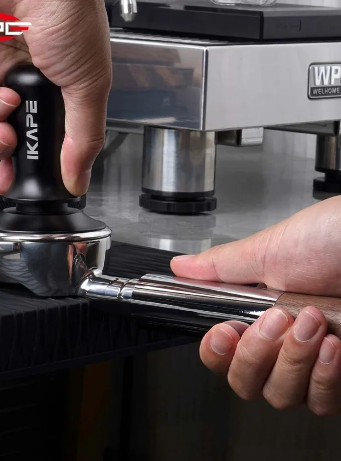 IKAPE Openwork Bottomless Portafilter with Precision Basket