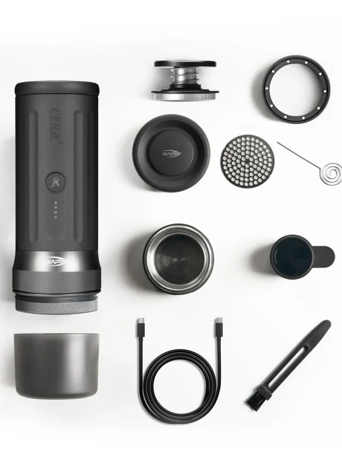 IKAPE Kapo K2 Pro Portable Espresso Maker (58mm) with Stand