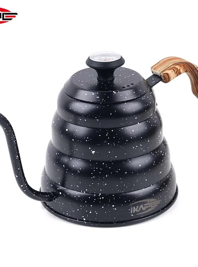 IKAPE 40oz Gooseneck Pour Over Kettle with Thermometer