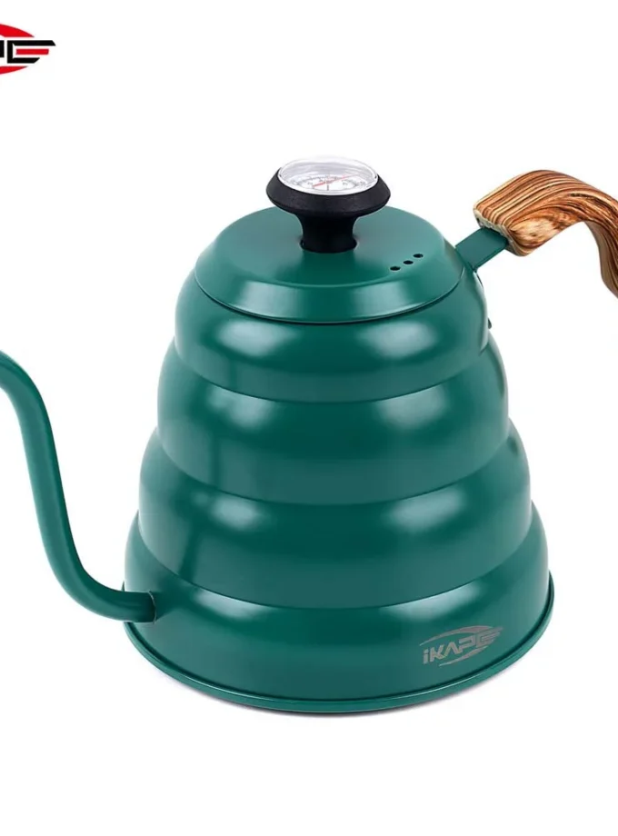 IKAPE 40oz Gooseneck Pour Over Kettle with Thermometer