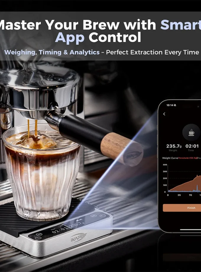 IKAPE V2 Pro Smart Bluetooth Espresso Coffee Scale