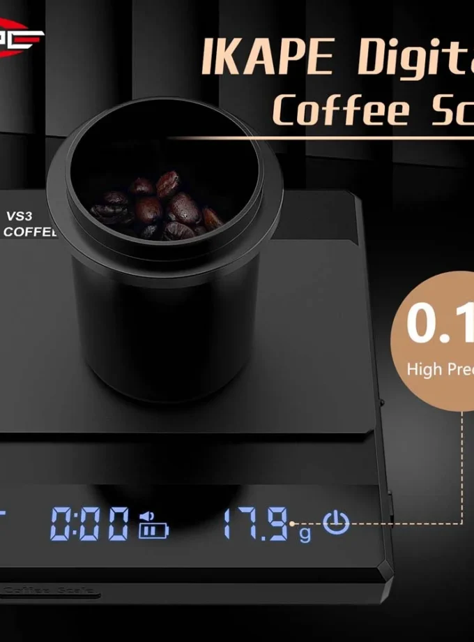 IKAPE V1 Coffee Electronic Scale — Black or White