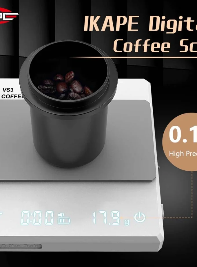 IKAPE V1 Coffee Electronic Scale — Black or White