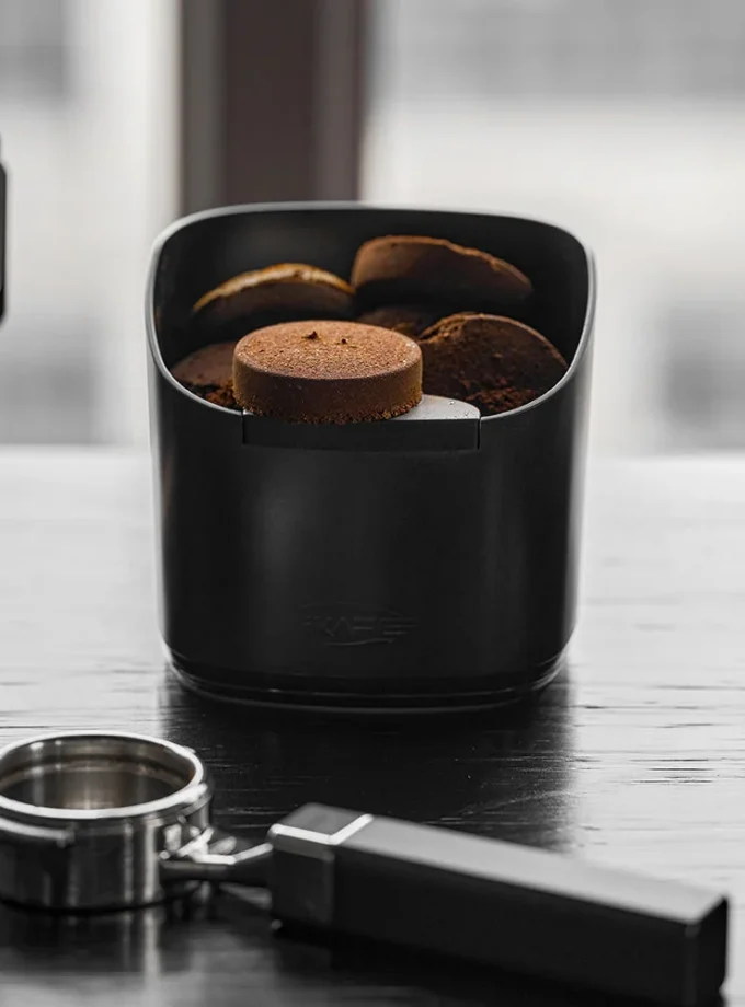 IKAPE V2 ABS Espresso Knock Box & Grounds Organizer