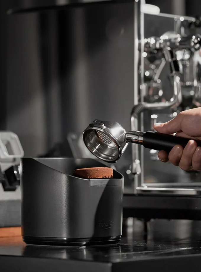 IKAPE V2 ABS Espresso Knock Box & Grounds Organizer