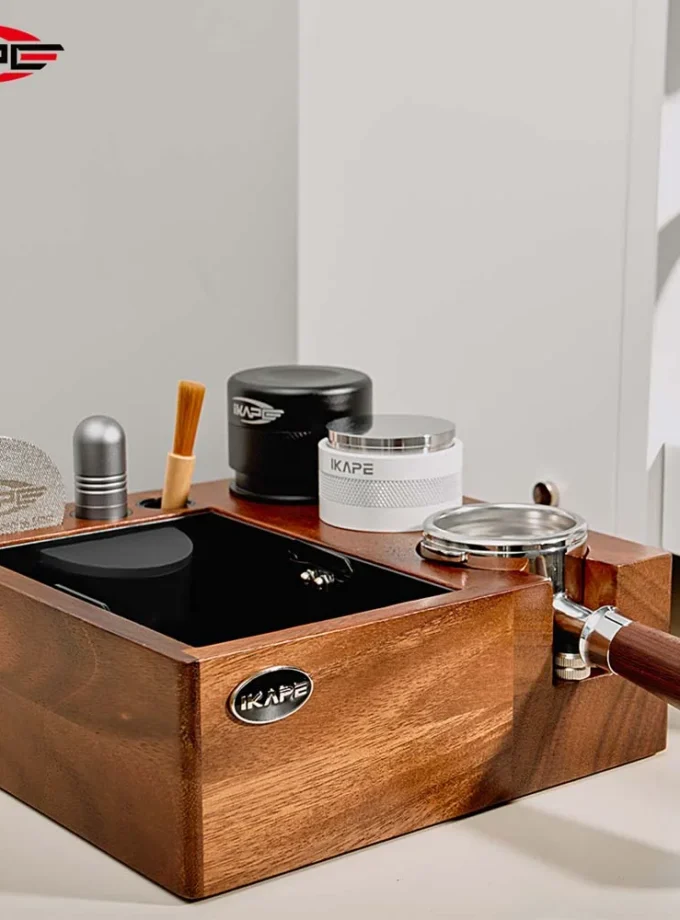 IKAPE V2 Espresso Knock Box & Organizer (51/54/58mm)