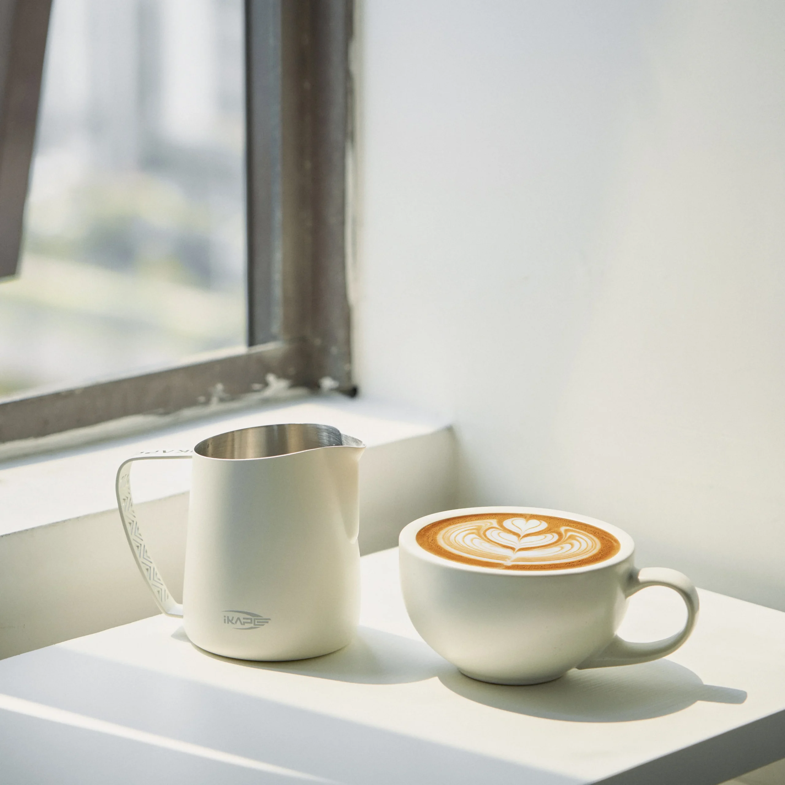 IKAPE Latte Art Pitcher – Hollow-out Handle - Image 9